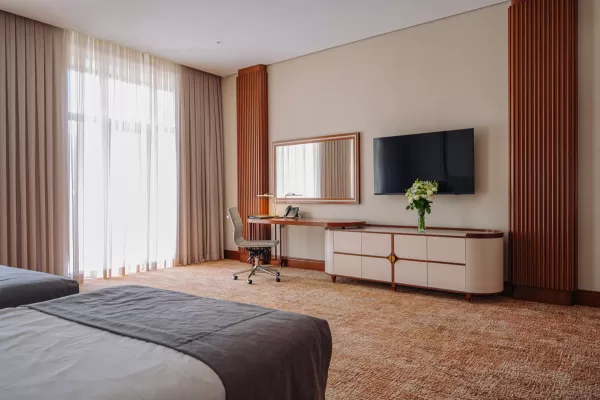 Номер «Делюкс Элегант TWIN» в санатории Источник в городе Кисловодск - фотография