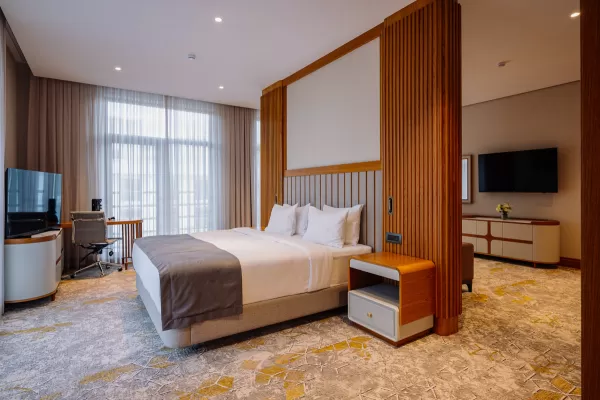 Номер «Делюкс Премьер» в санатории Источник в городе Кисловодск - фотография