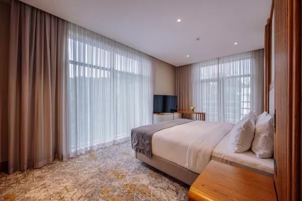 Номер «Делюкс Премьер» в санатории Источник в городе Кисловодск - фотография