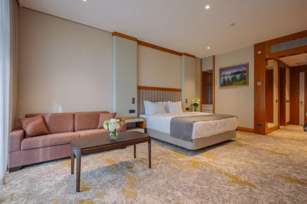 Номер «Люкс Семейный» в санатории Источник в городе Кисловодск - фотография