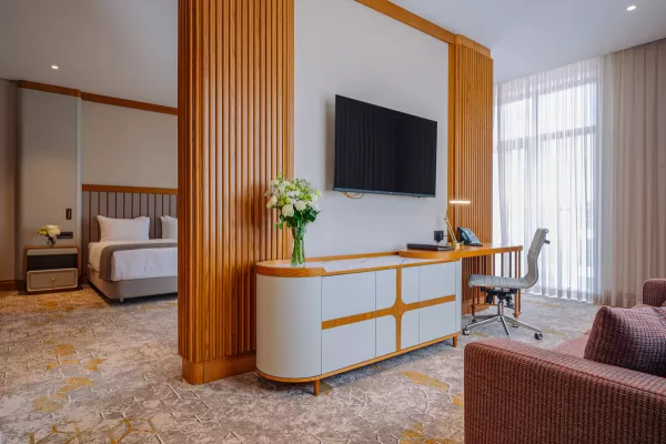 Номер «Сюит Модерн» в санатории Источник в городе Кисловодск - фотография