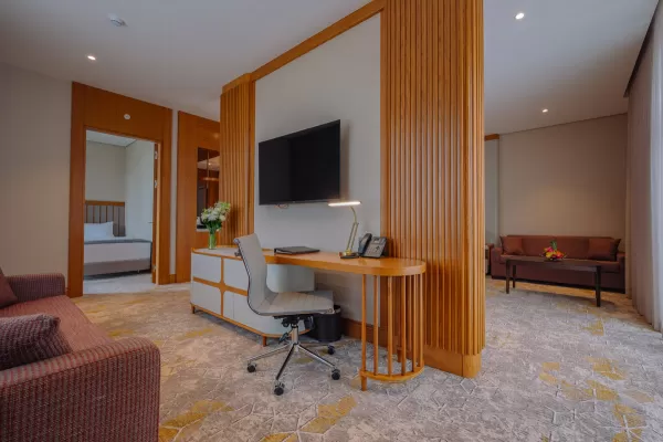 Номер «Сюит Модерн» в санатории Источник в городе Кисловодск - фотография