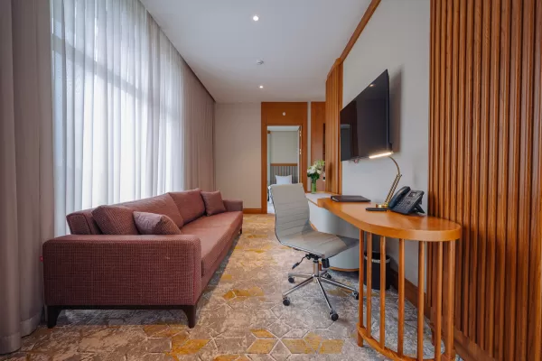 Номер «Сюит Модерн» в санатории Источник в городе Кисловодск - фотография