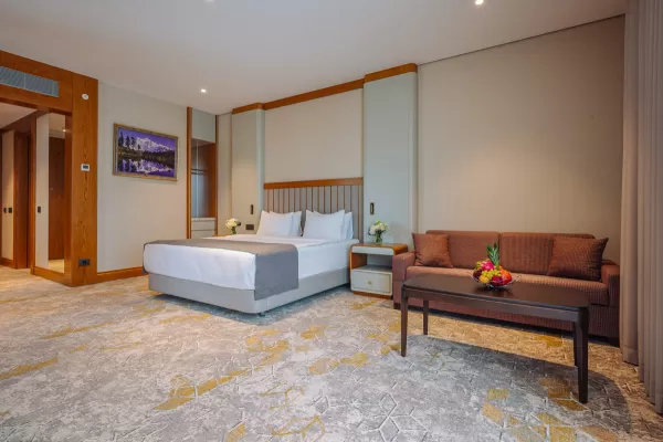 Номер «Сюит Модерн» в санатории Источник в городе Кисловодск - фотография