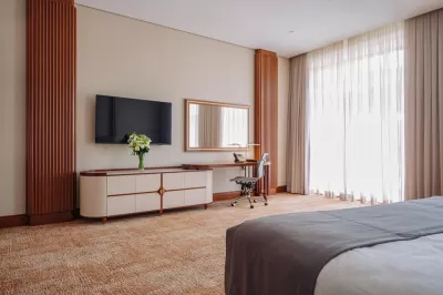 Номер «Делюкс Элегант DBL» в санатории Источник в городе Кисловодск - фотография