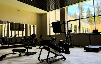 Тренажерный зал в санатории «Источник» в г. Кисловодске - фотография