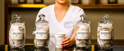 Фитобар в санатории «Источник» в г. Кисловодске - фотография