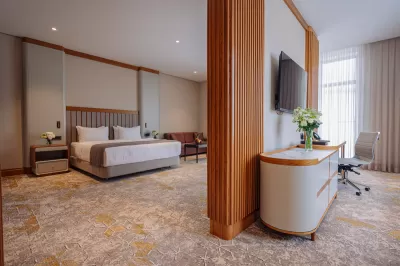 Номер «Сюит Модерн» в санатории Источник в городе Кисловодск - фотография