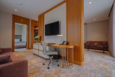 Номер «Сюит Модерн» в санатории Источник в городе Кисловодск - фотография