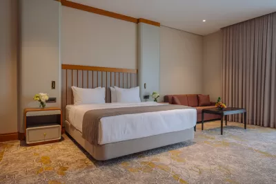 Номер «Сюит Модерн» в санатории Источник в городе Кисловодск - фотография